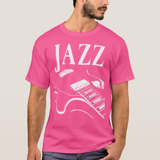 ジャズギター – Tシャツ (正面)