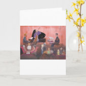 ジャズクラブ カード (黄色い花)