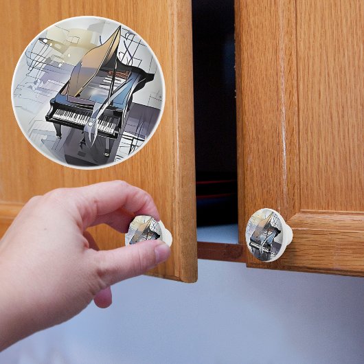 ジャズグランドピアノ セラミックノブ