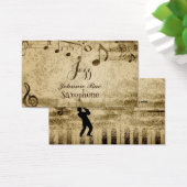 ジャズサキソフォーンシート音楽の採用 (デスク)