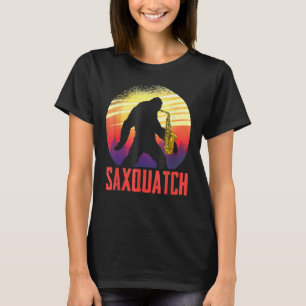 ジャズサクソフォンビグフットサクスクアッチミュージシャンfor Sax Tシャツ