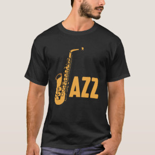 ジャズサクソフォンプルオーバーフード付きスウェットシャツ Tシャツ
