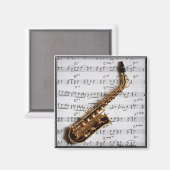 ジャズサクソフォンマーグネット マグネット (正面/裏面)