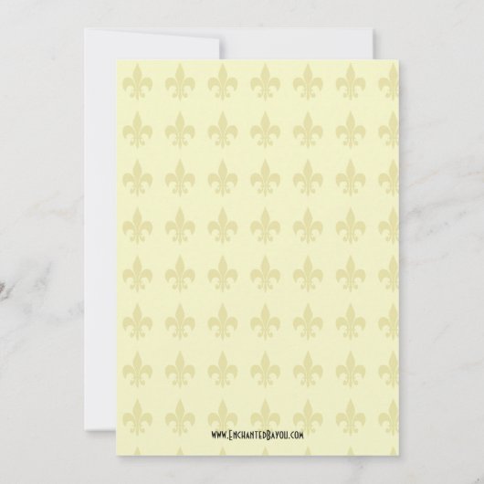 ジャズサクソフォーンのパーティの招待状 招待状 (裏面)