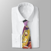 ジャズサクソフォーンのミュージシャンのタイ ネクタイ (タイ)