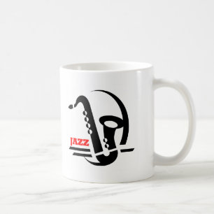 ジャズサクソフォーン コーヒーマグカップ