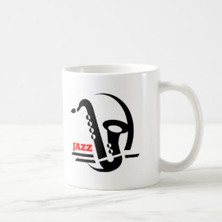 ジャズサクソフォーン コーヒーマグカップ