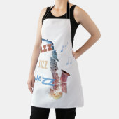 ジャズサックスモダンアート エプロン (インサイチュ)