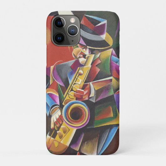 ジャズサックスiPhoneケース Case-Mate iPhoneケース (裏)