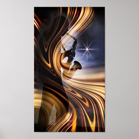 ジャズシルエットLpv .5 ポスター (正面)