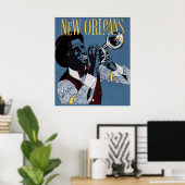 ジャズシーンニューオーリンズc.1955 ポスター (ホームオフィス)