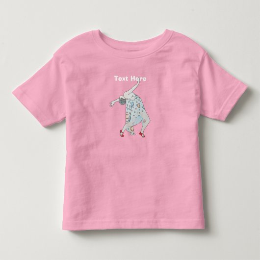 ジャズダンサートドラーTシャツ トドラーTシャツ (正面)