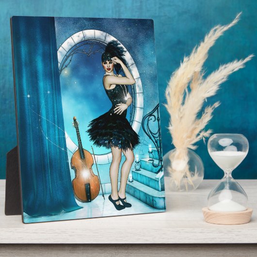 ジャズダンサー フォトプラーク (側面)