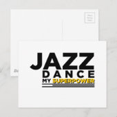 ジャズダンスは私の超能力 ポストカード (正面/裏面)