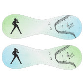 ジャズダンスグリーンミュージック ソフトボール (パネル)