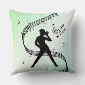 ジャズダンスグリーン クッション (裏面)