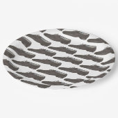 ジャズダンスシューズスリッパーバレリーナダンサークラス ペーパープレート (アングル)