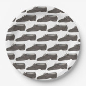 ジャズダンスシューズスリッパーバレリーナダンサークラス ペーパープレート (正面)