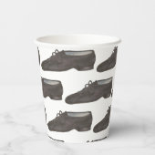 ジャズダンスシューズスリッパーバレリーナダンサークラス 紙コップ (裏面)