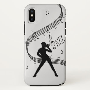 ジャズダンスシルバー iPhone X ケース