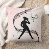 ジャズダンスピンク装飾用クッション クッション (ブランケット)