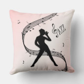 ジャズダンスピンク装飾用クッション クッション (裏面)