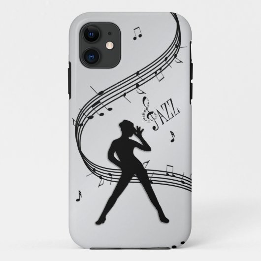 ジャズダンス シルバー Case-Mate iPhoneケース (裏面)