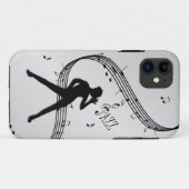 ジャズダンス シルバー Case-Mate iPhoneケース (裏面(横))