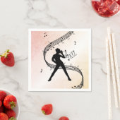 ジャズダンス スタンダードカクテルナプキン (インサイチュ)