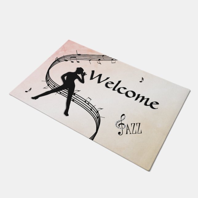 ジャズダンス ドアマット (アングル)