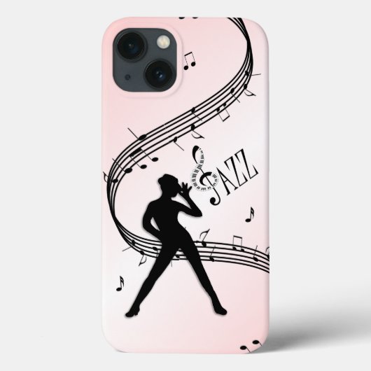 ジャズダンス ピンクミュージック Case-Mate iPhoneケース (裏面)