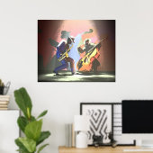 ジャズデュエル ポスター (ホームオフィス)