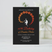 ジャズトクールラッパミュージシャン60thバースデーパーティー 招待状 (スタンド正面)