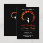 ジャズトクールラッパミュージシャン60thバースデーパーティー 招待状 (正面/裏面)