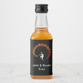 ジャズトランペクールットミュージシャン音楽バースデーパーティー リキュールボトルラベル (正面)