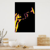 ジャズトランペットのポスター ポスター (キッチン)