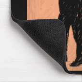 ジャズトランペットプレーヤー音楽マウスパッド マウスパッド (コーナー)