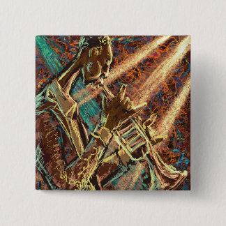 ジャズトランペットボタン 缶バッジ