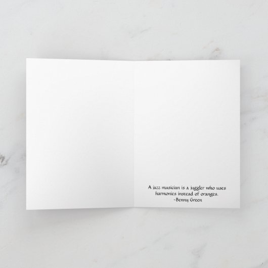 ジャズトリオ カード (内部)