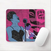 ジャズナイトクラブのシンガーマウスパッド マウスパッド (マウス)