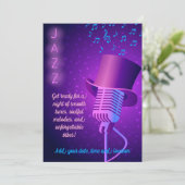 ジャズナイト招待状 招待状 (スタンド正面)