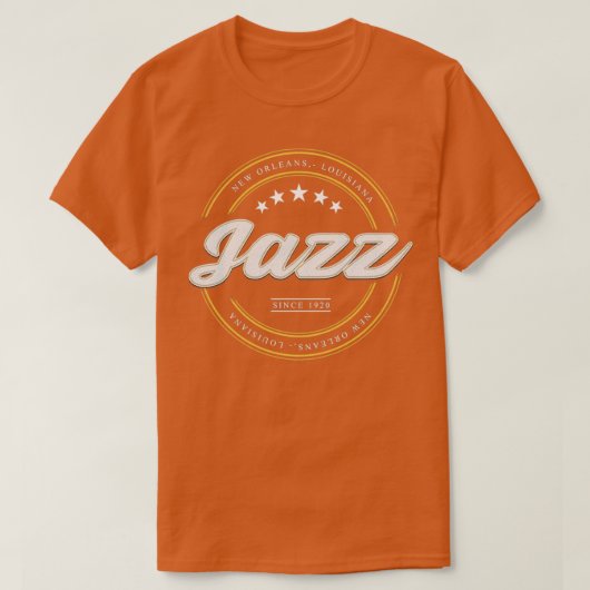 ジャズニューオーリンズルイジアナJazz Music Player al Ja Tシャツ (デザイン正面)