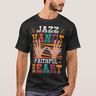 ジャズハンド 誠実な心 ジャズ Tシャツ