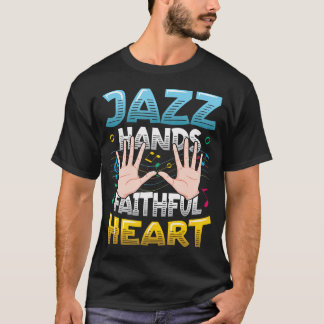 ジャズハンド 誠実な心 ジャズ Tシャツ