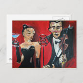 ジャズバイオリン ポストカード (正面/裏面)