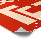 ジャズバクールンドポスターとトランペットの遊ヴィンテージ ポスター (角)