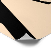 ジャズバクールンドポスターとトランペットの遊ヴィンテージ ポスター (角)