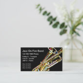 ジャズバンドの名刺 名刺 (スタンド正面)