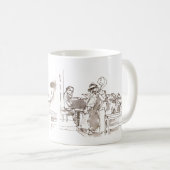 ジャズバンドアート コーヒーマグカップ (正面右)