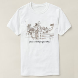 ジャズバンドアート ジャズはあなたをも魅了しない Tシャツ